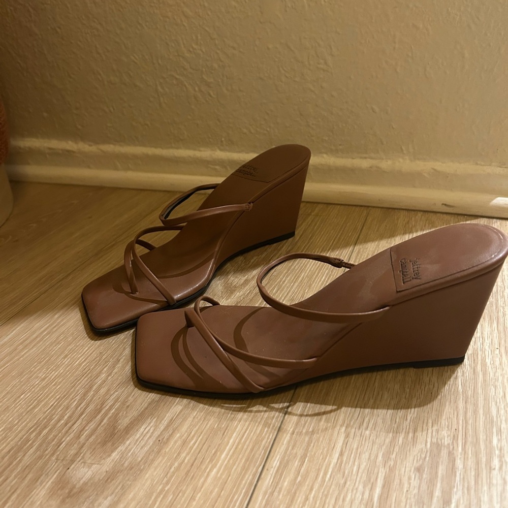 Jeffrey Campbell Brown Wedge Heels